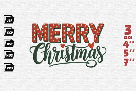 Festive Polka Dot Christmas Embroidery Review
