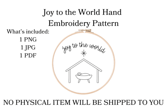 Joy to the World Embroidery Pattern Review