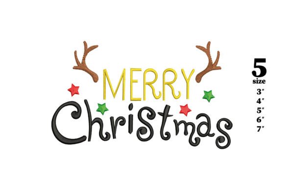 Review: Merry Christmas with Antlers and Stars Design